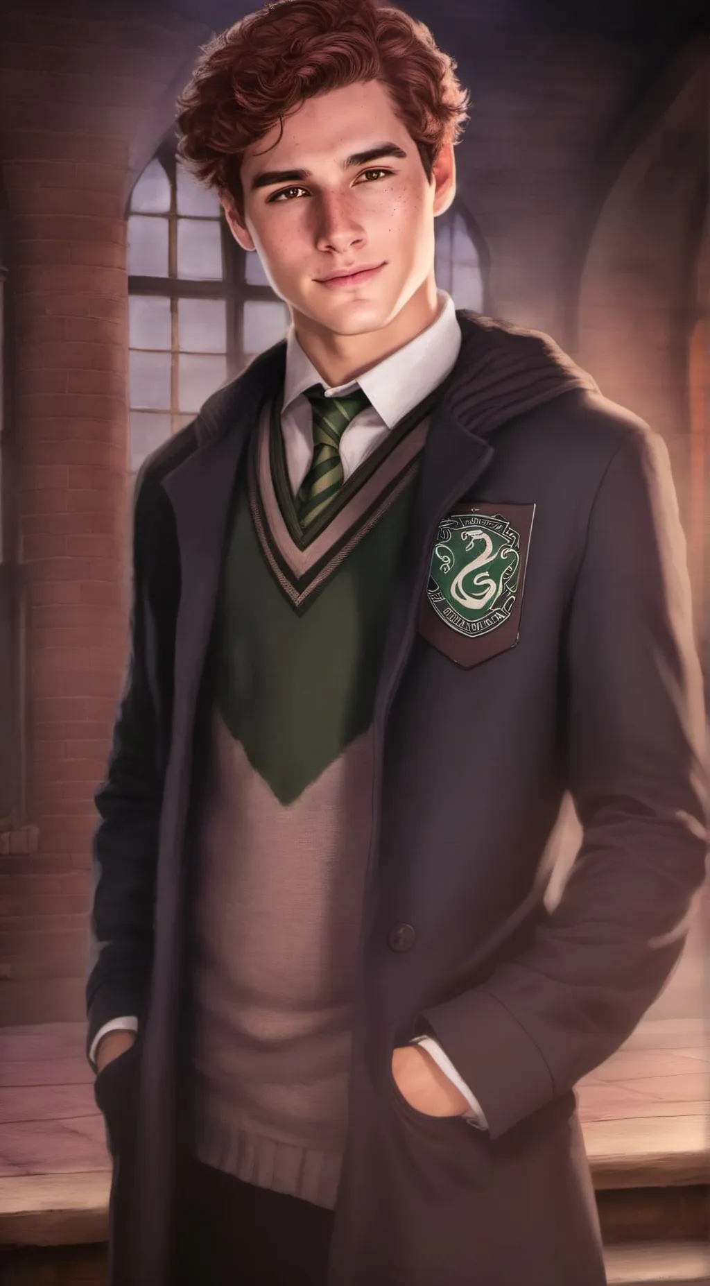 ai character: Sebastian Sallow background