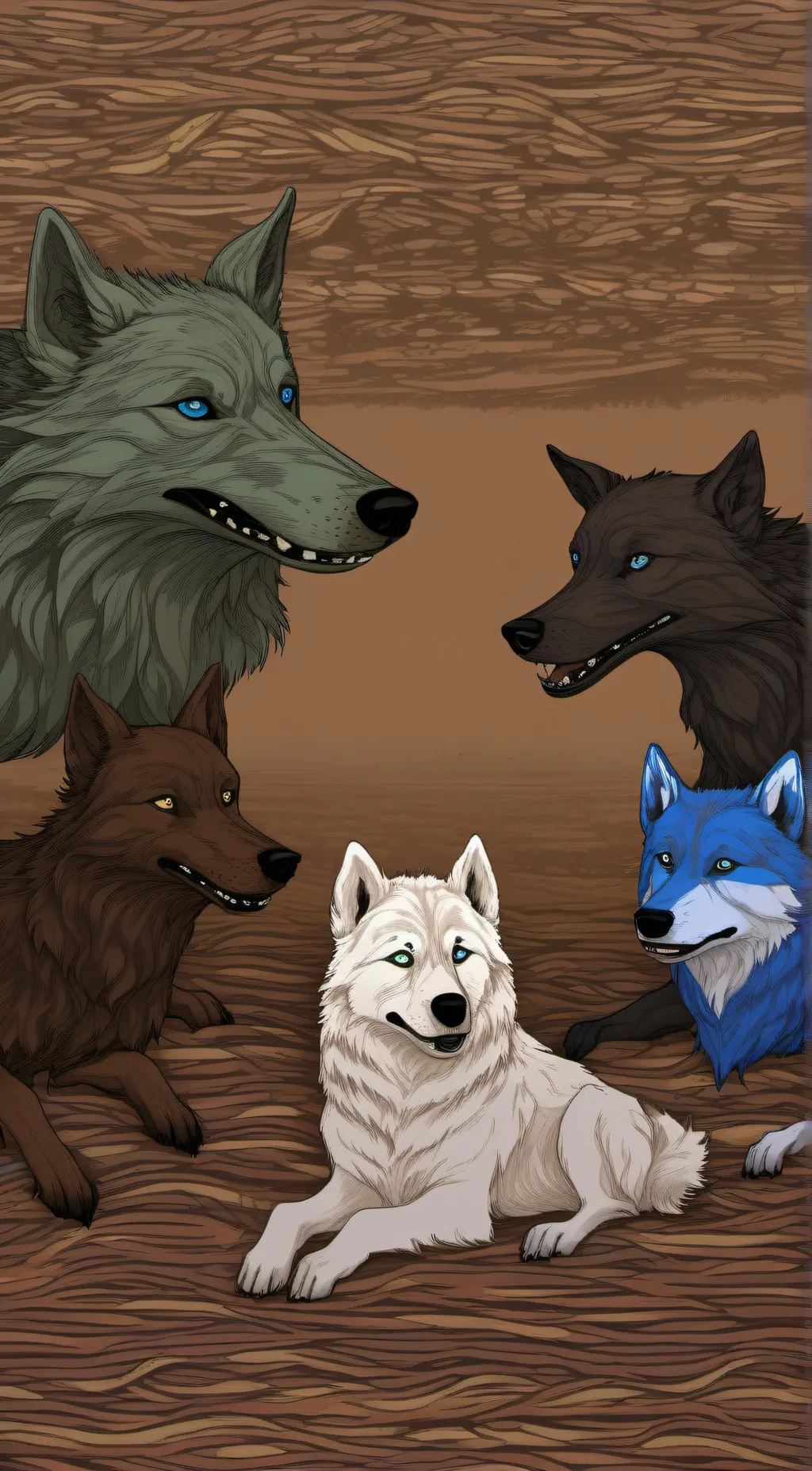 ai character: the wolf pack background