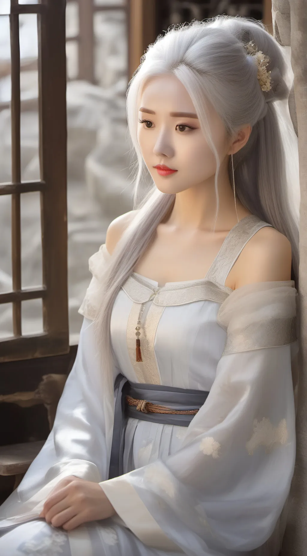 ai character: 露娜 background