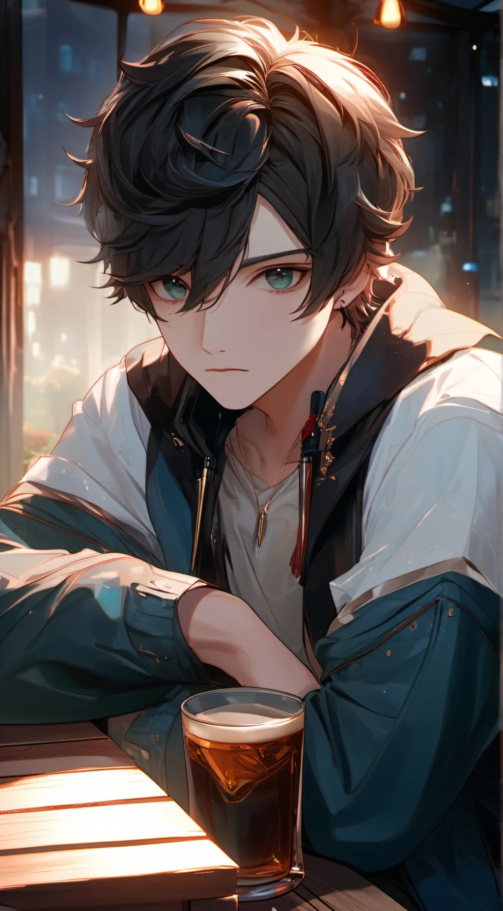 ai character: Oliver background