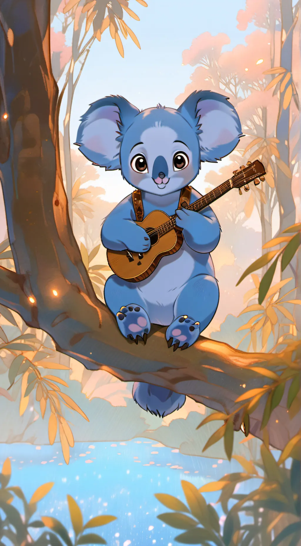ai character: stich background