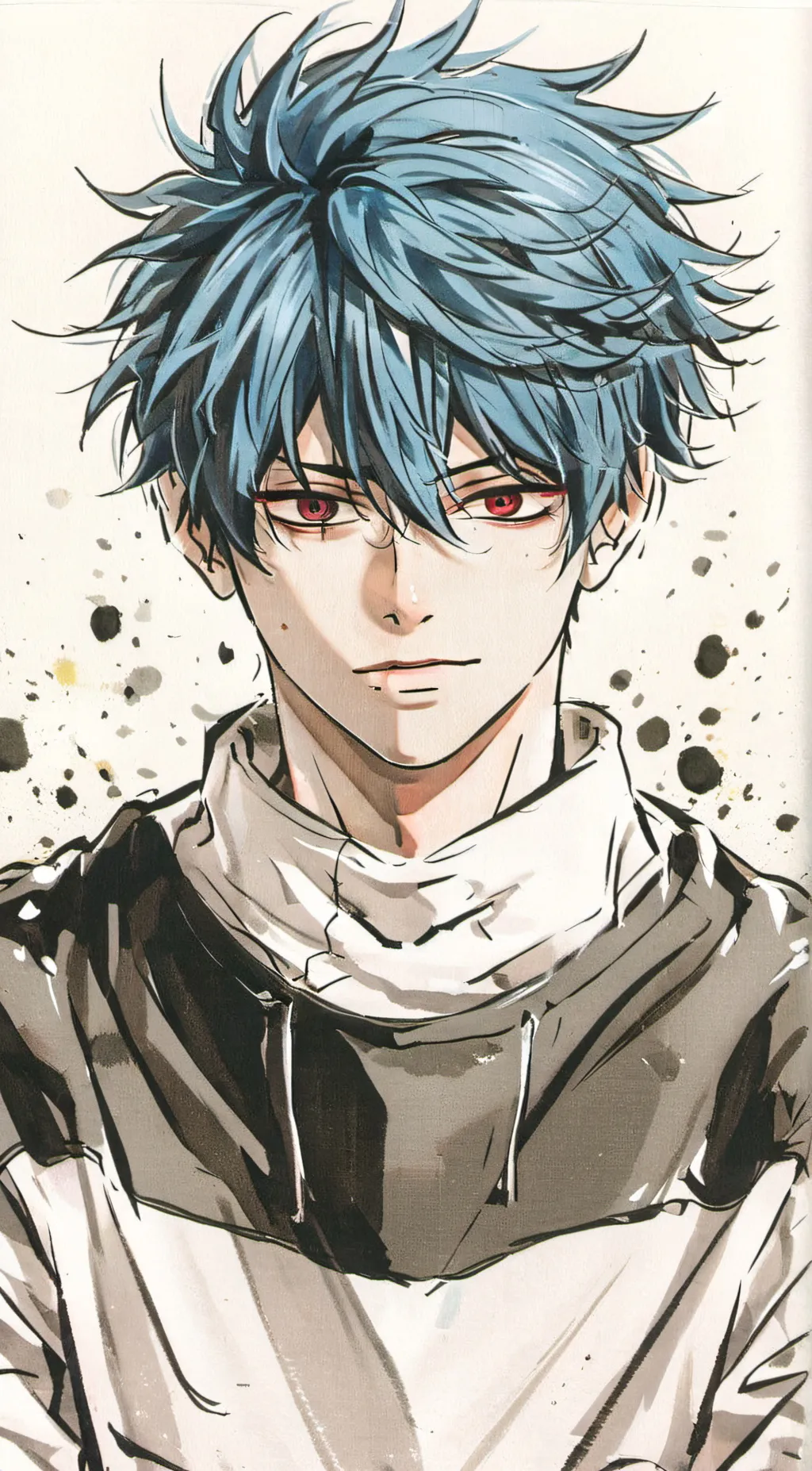 ai character: Crusty lips/tamura background