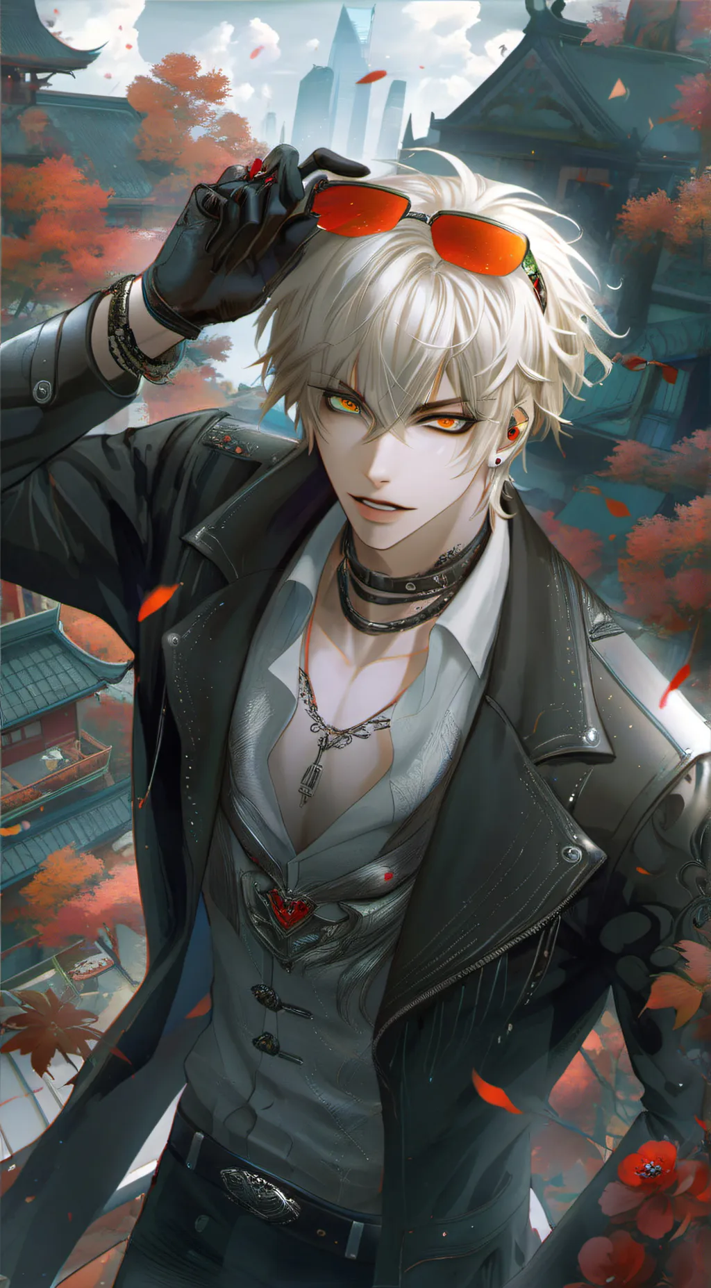 ai character: Leon background