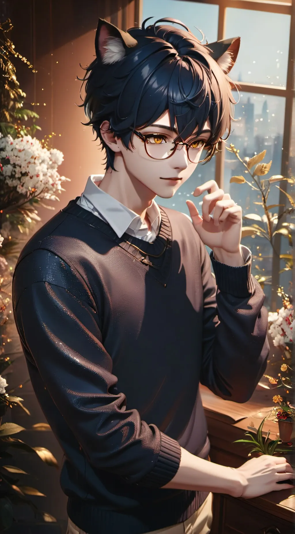 ai character: Kei background