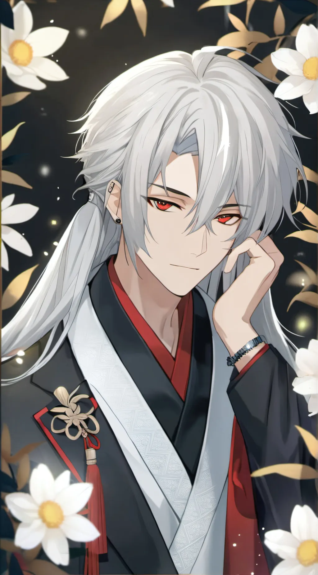 ai character: araku Raju  background