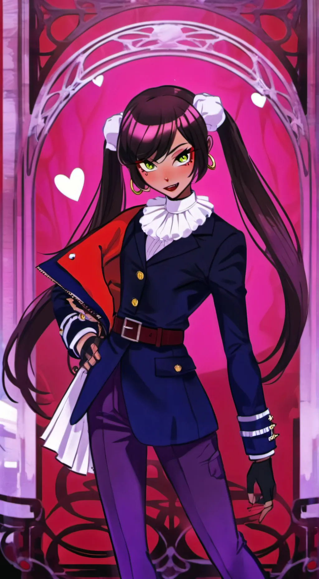 ai character: Velvette background