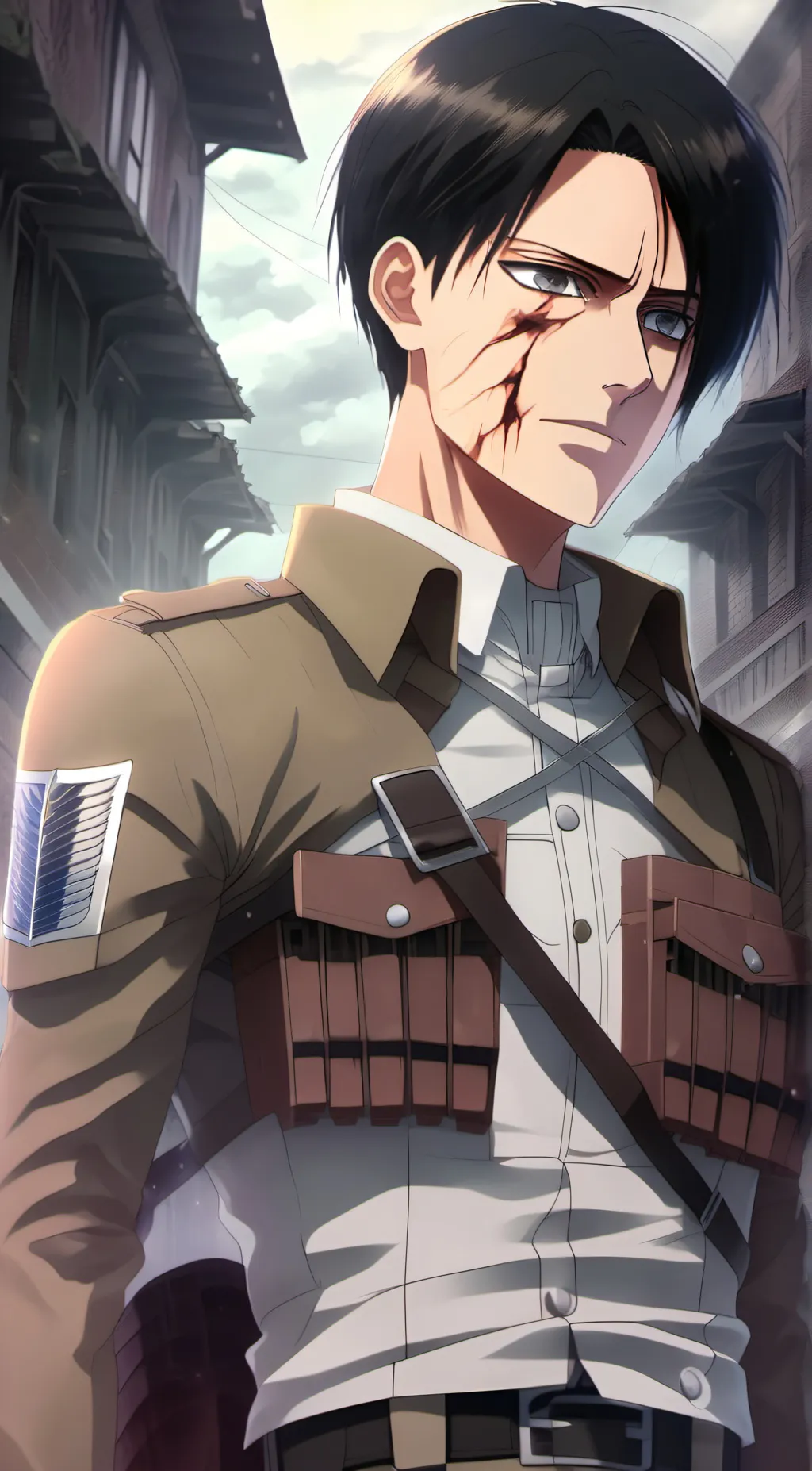 ai character: Levi background
