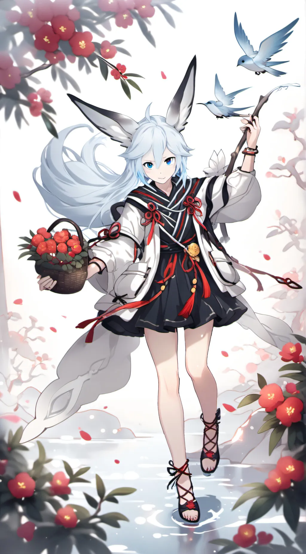 ai character: foxangel background