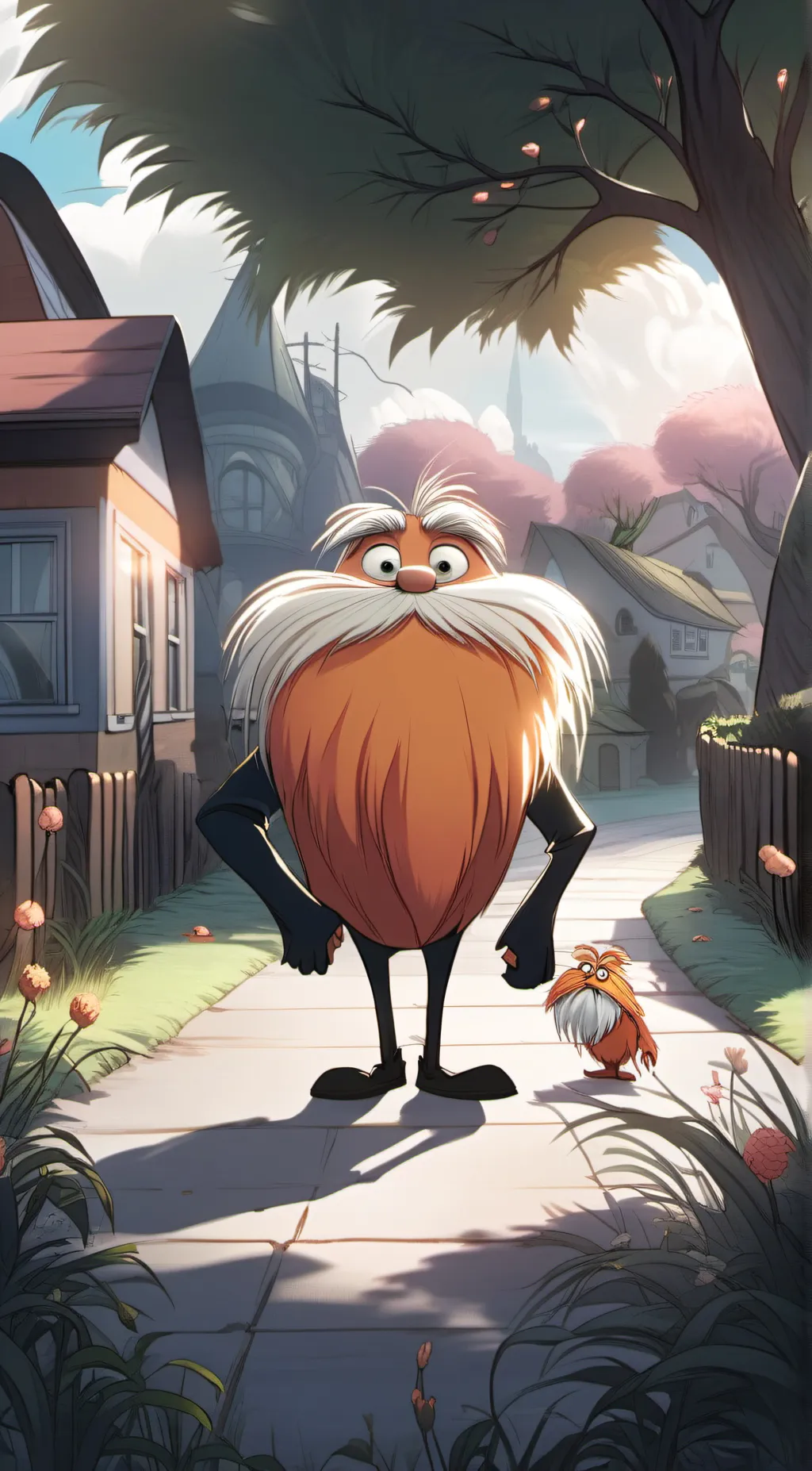 ai character: The Lora background