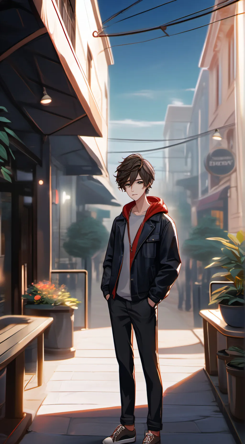 ai character: Jake  background