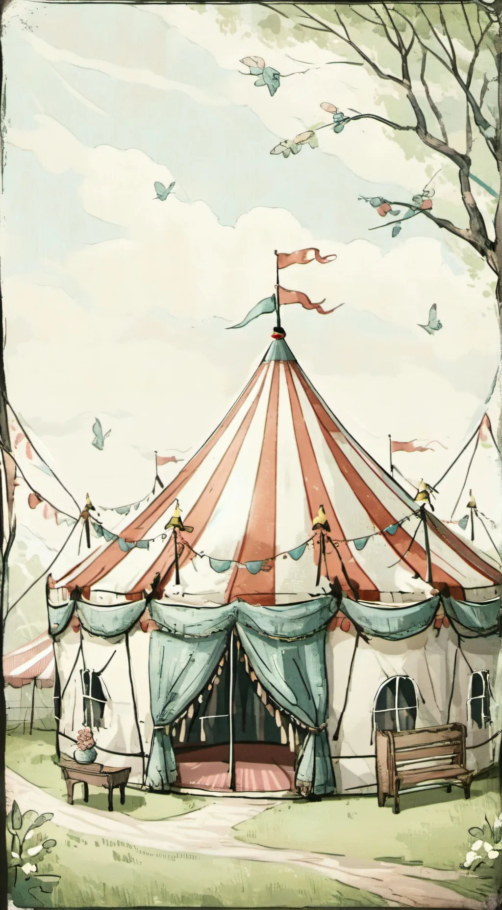 ai character: tadc x rinny background