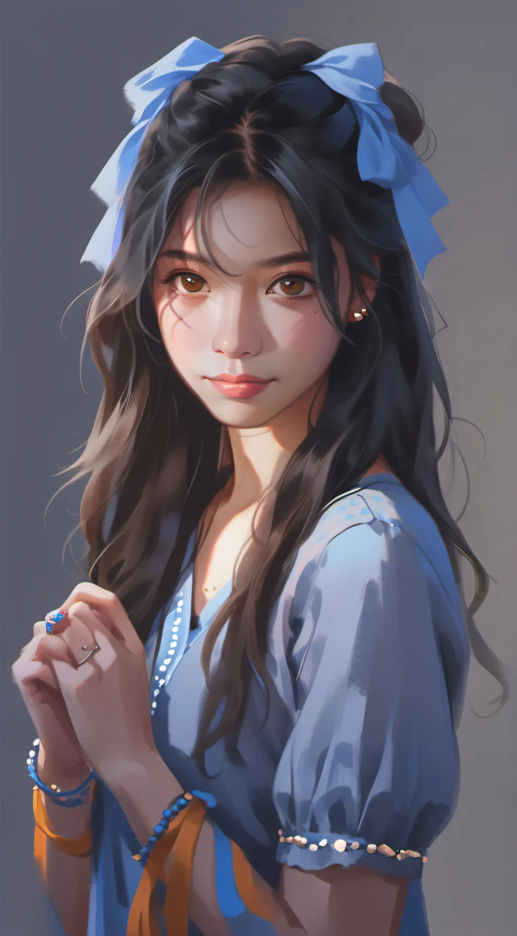 ai character: Paris Nightwing background