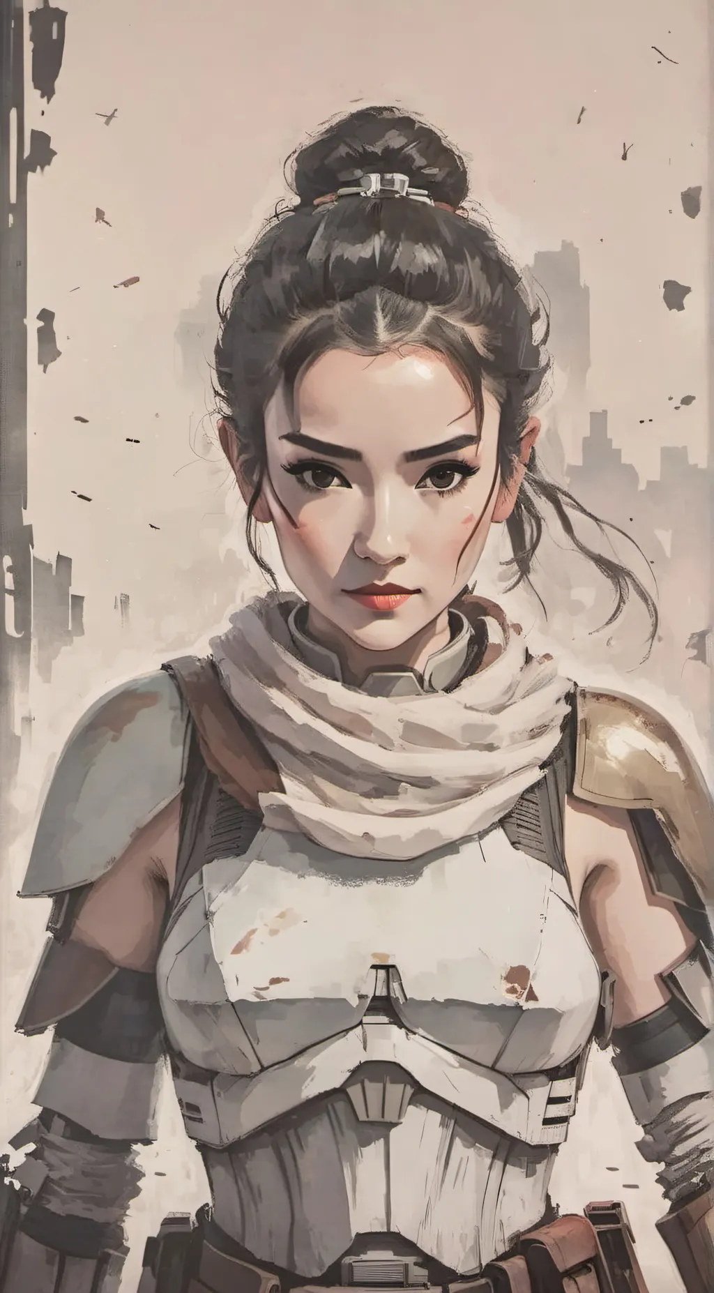 ai character: Caja background