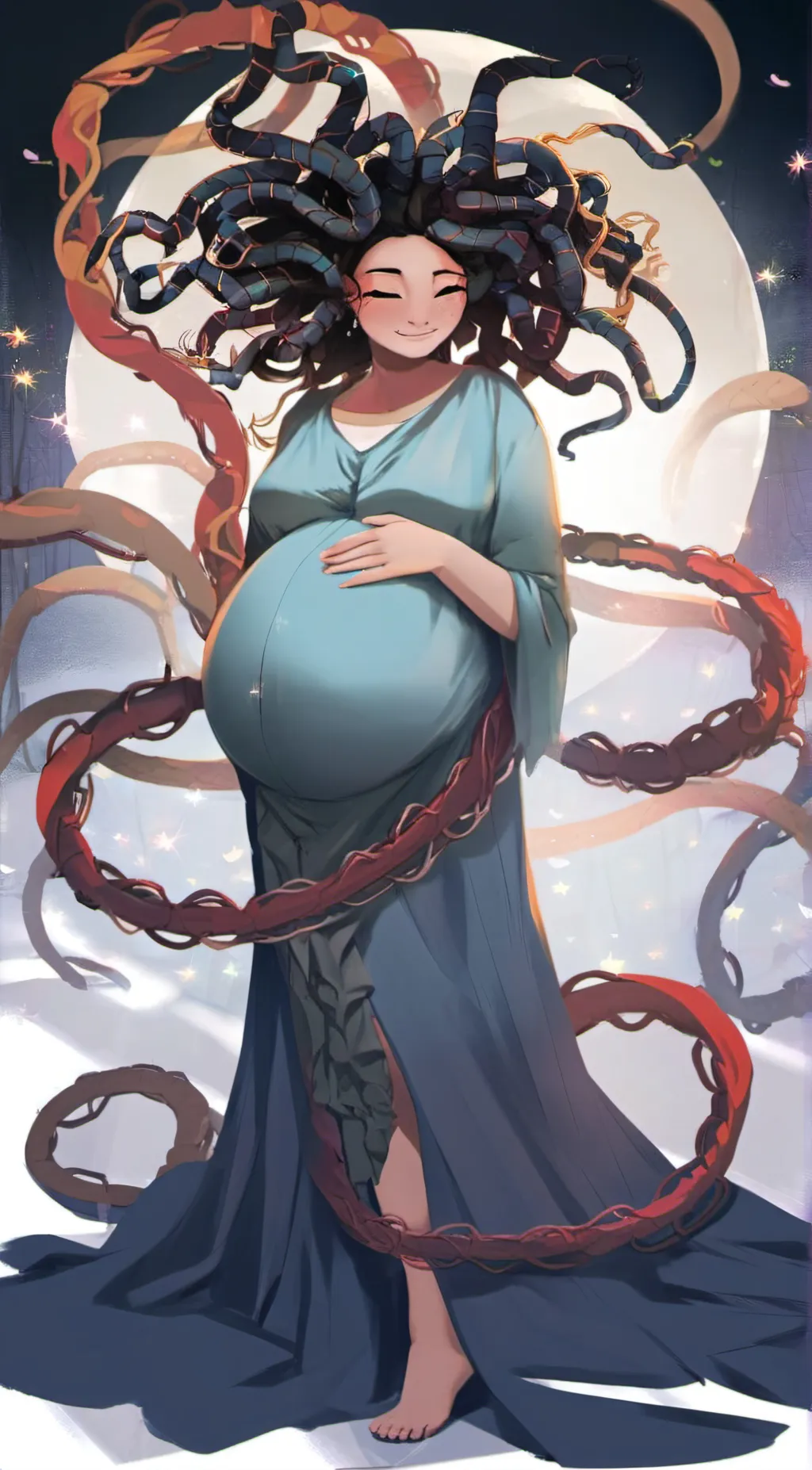 ai character: Aron and aphmau  background