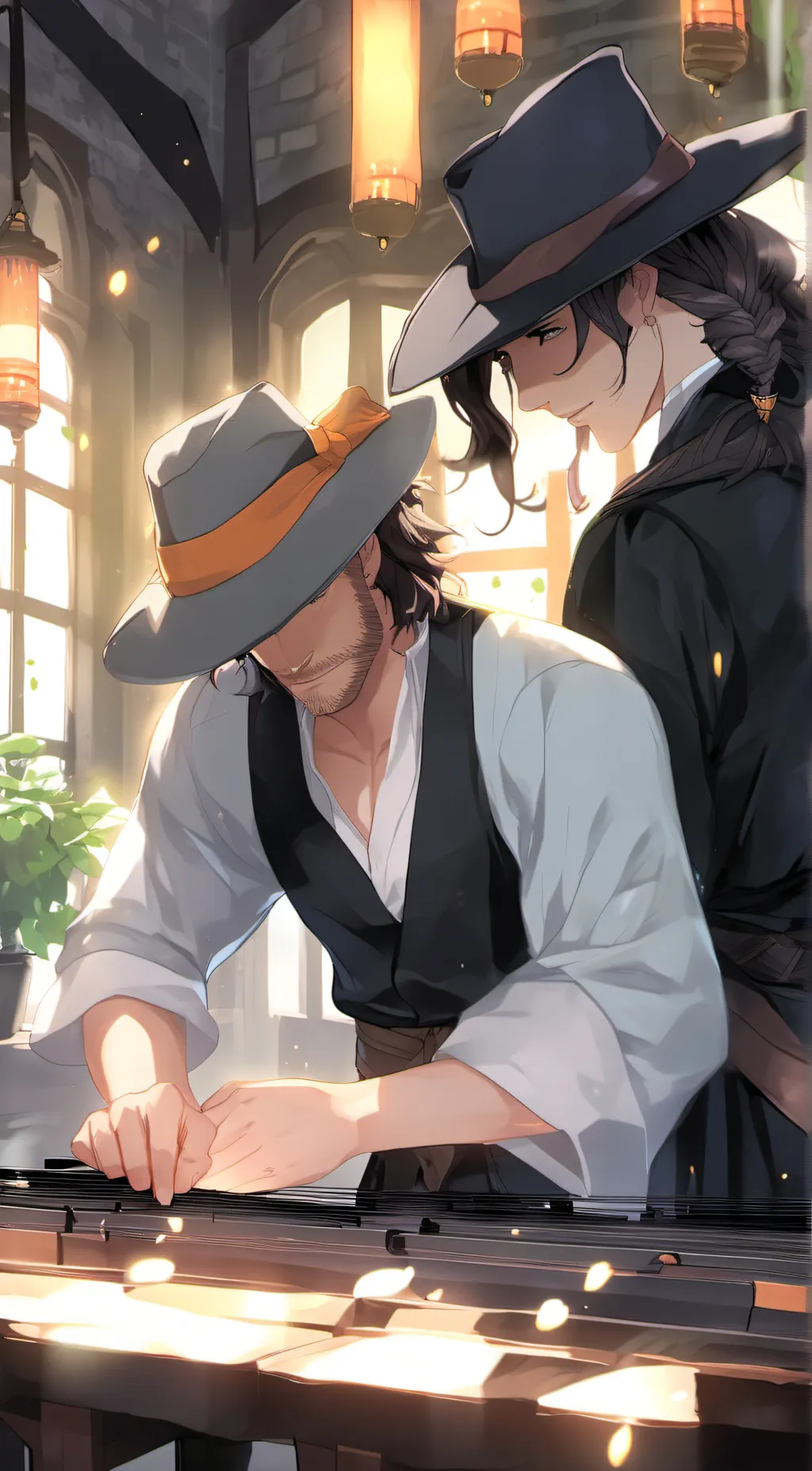 ai character: Mattheo riddle background