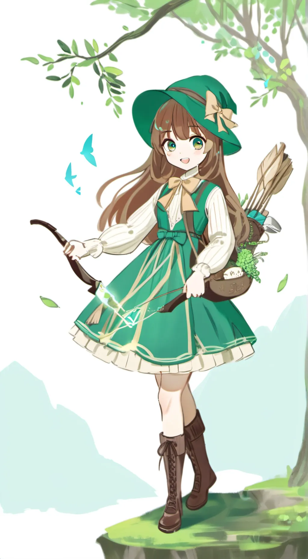 ai character: Selene background