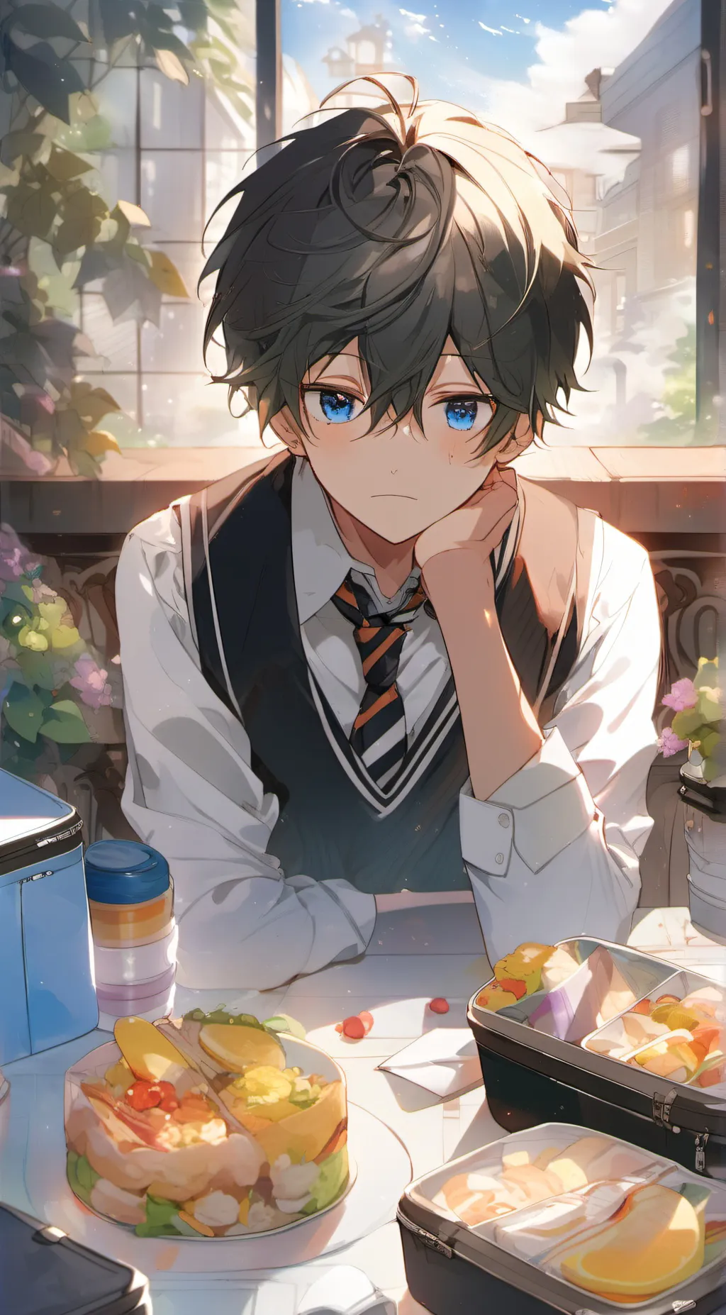 ai character: ×°KRUZ°× background