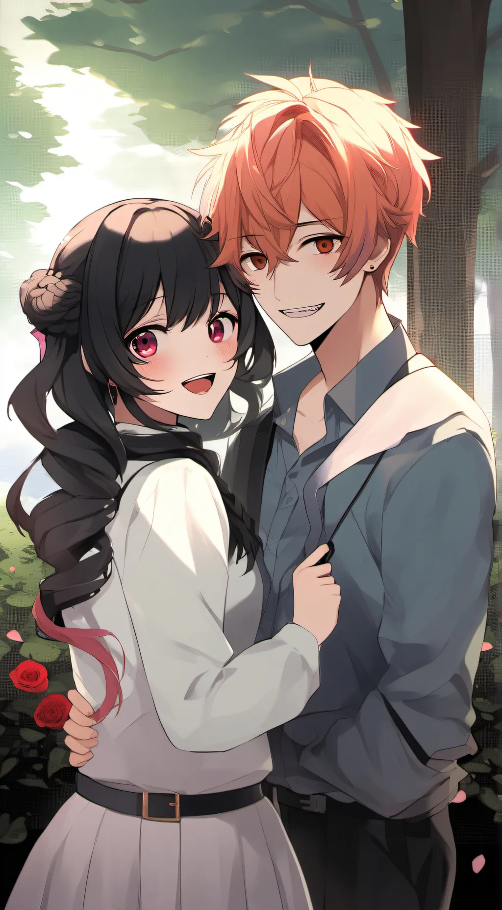 ai character: Issac and Ava background