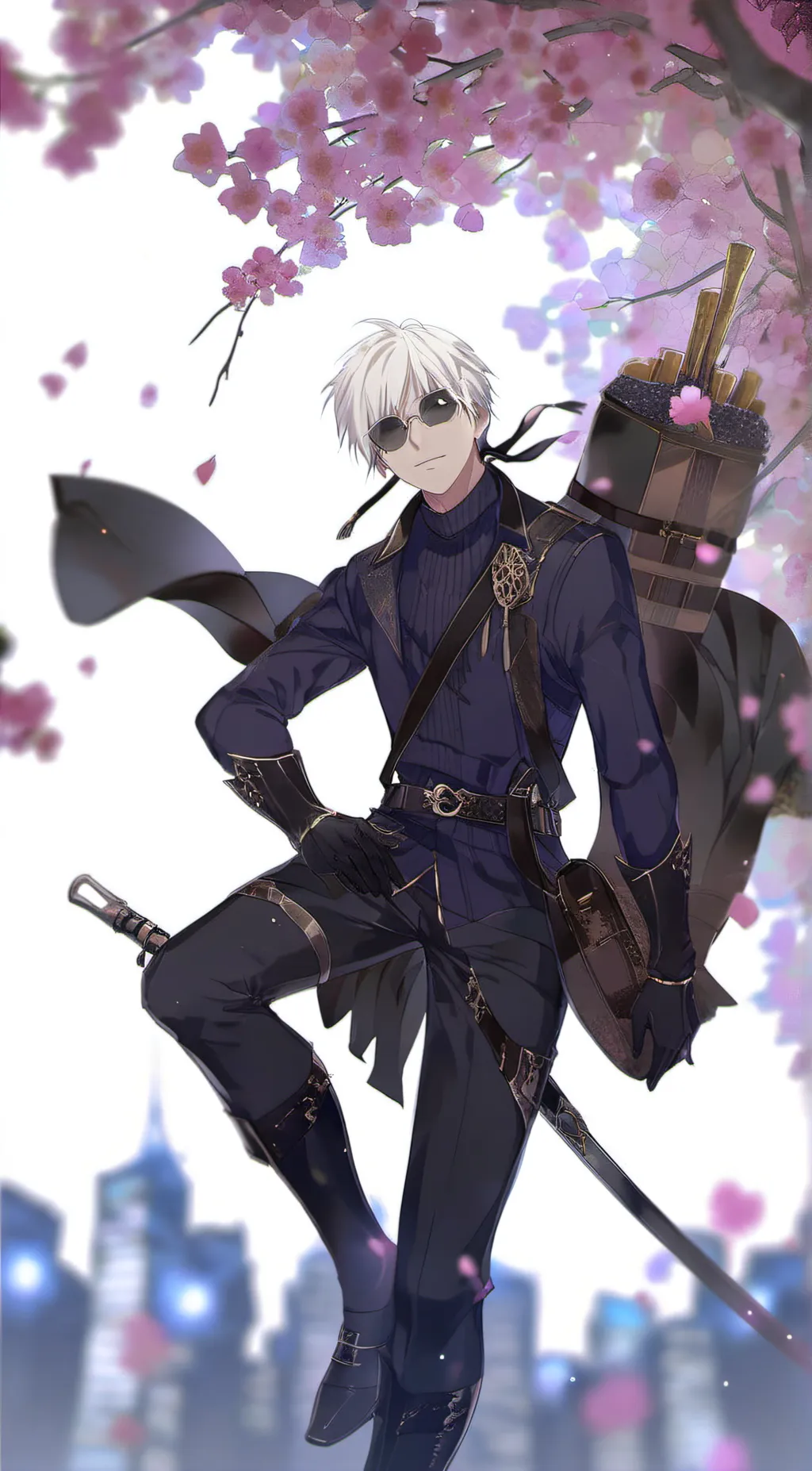 ai character: 🦢Leon background