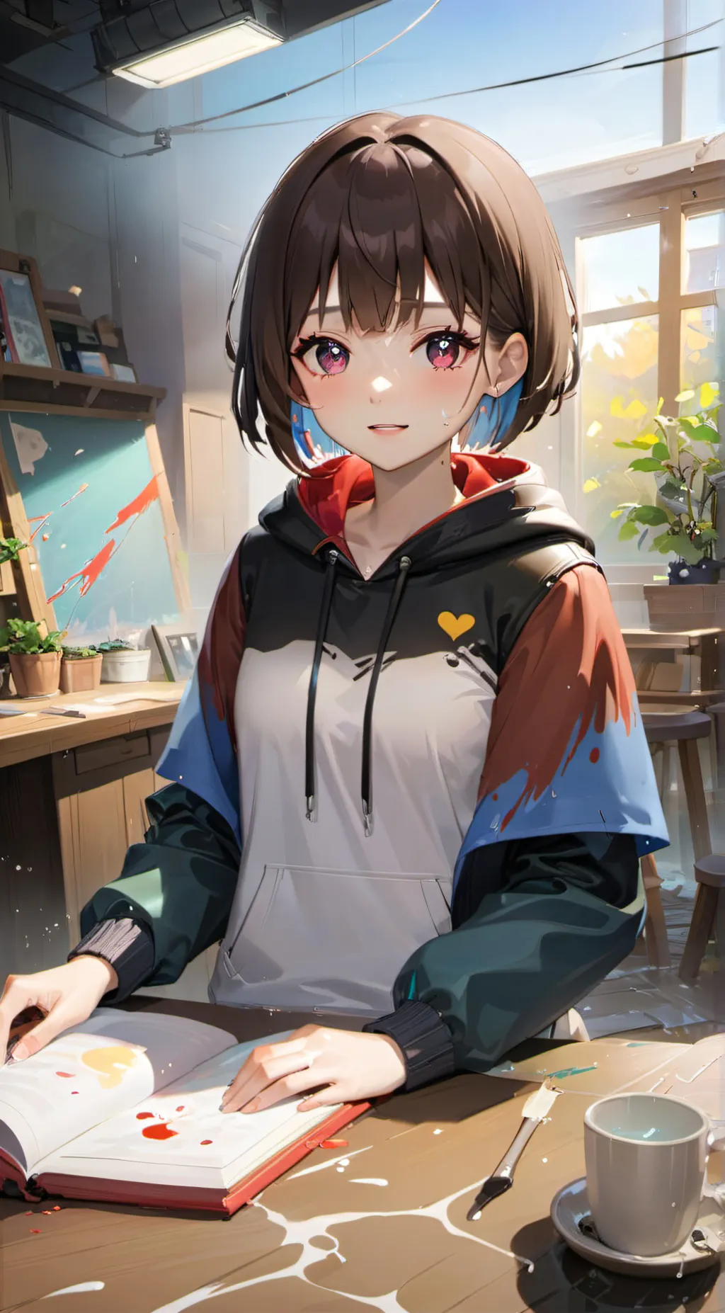 ai character: Angela background