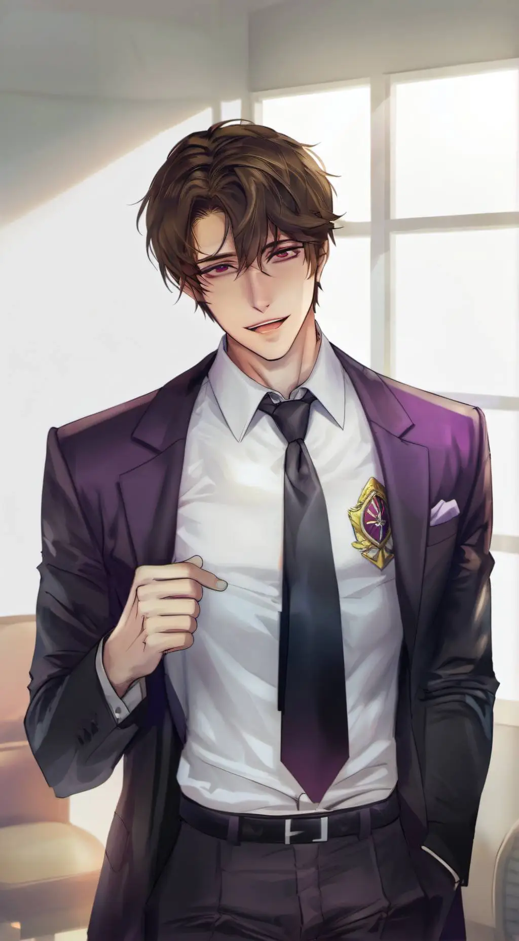 ai character: Michael afton/Schm background