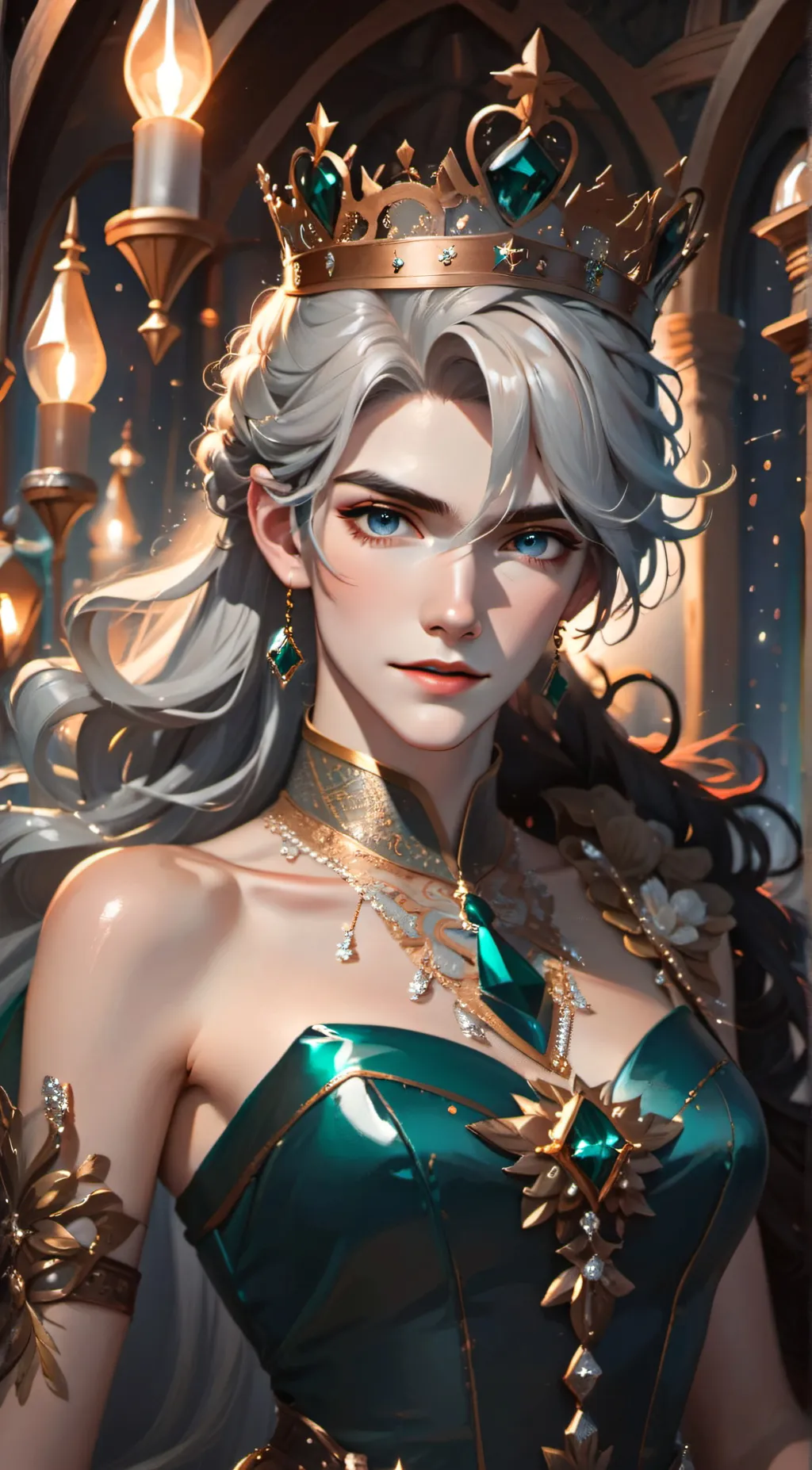 ai character: Queen Alexandria  background