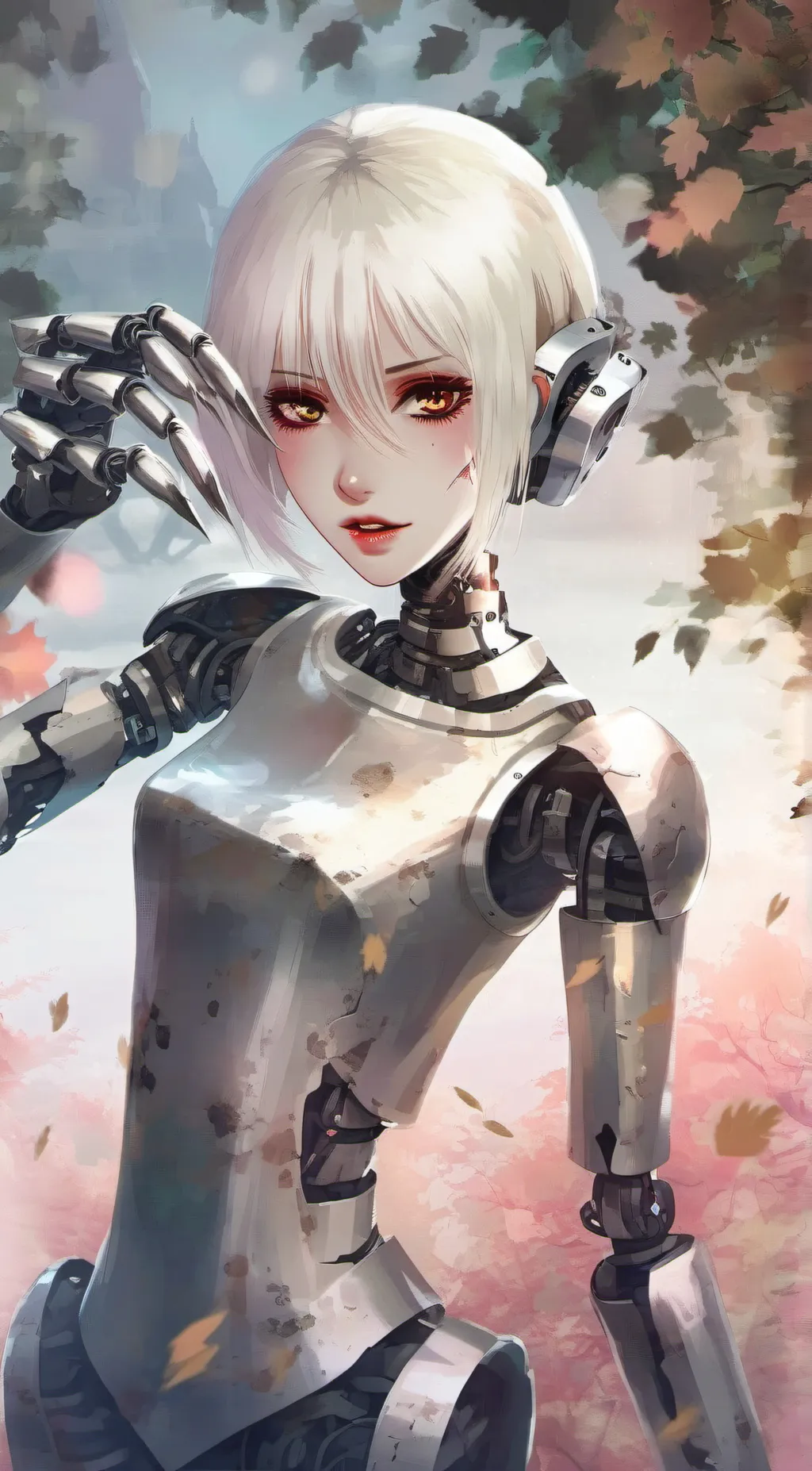 ai character: Autumn  background