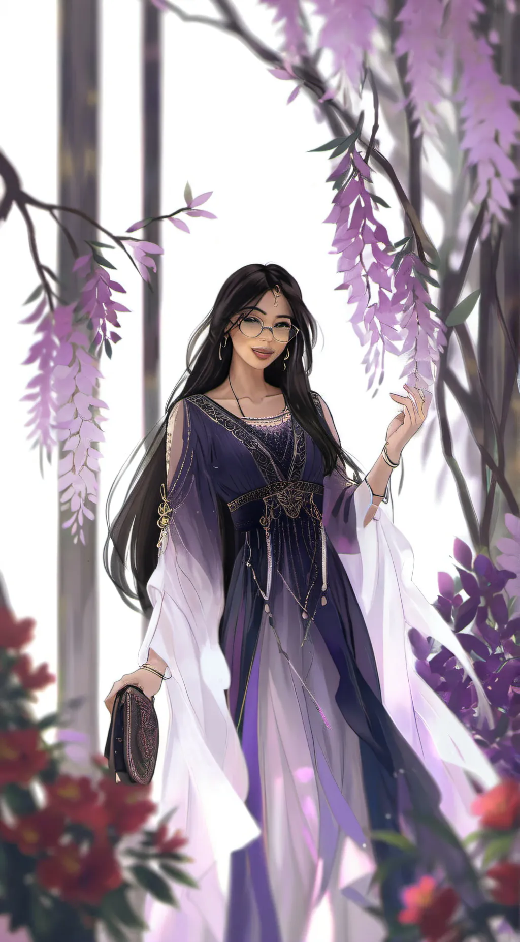 ai character: Kylie and her BFF background