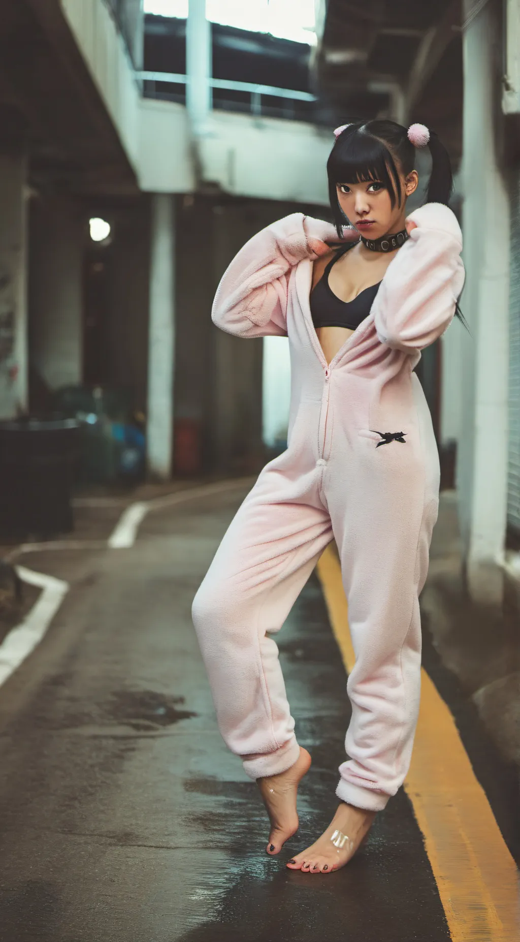 ai character: Juri Han (Onesie) background