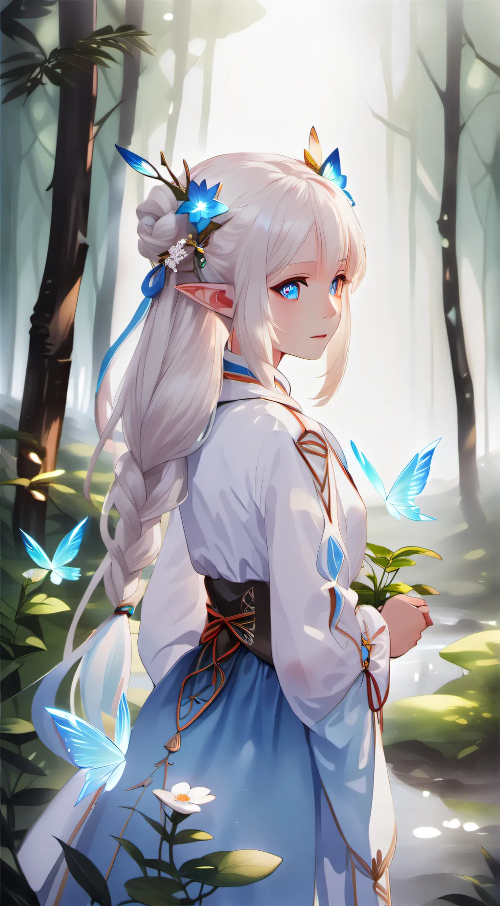 ai character: Lucid background