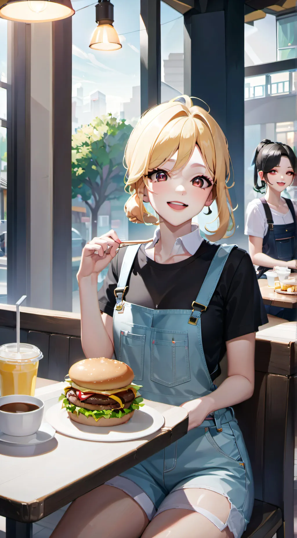 ai character: Kelly background