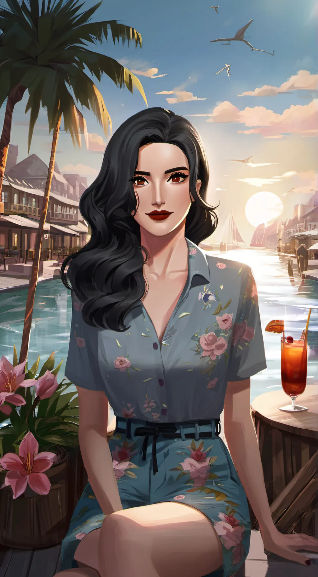 ai character: Mom background