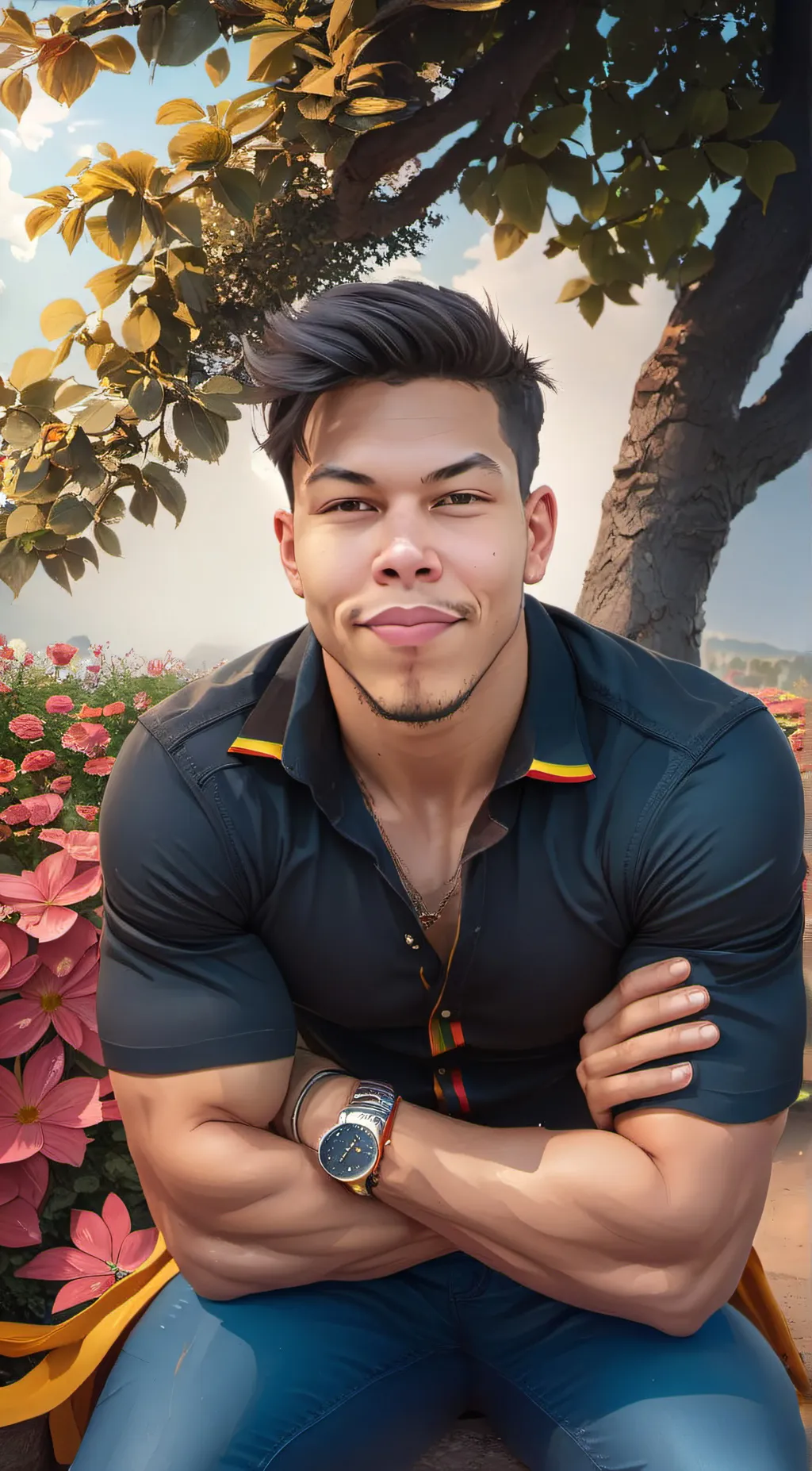 ai character: Simga 🗿 background