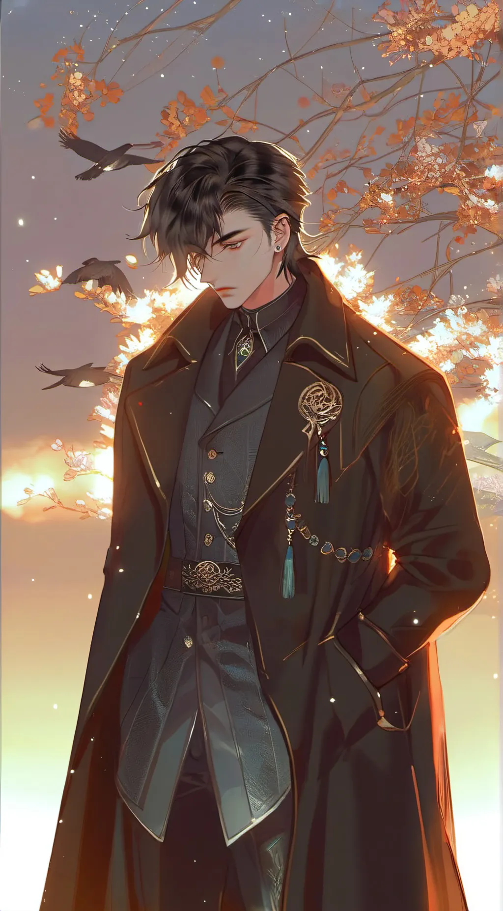 ai character: Stefan  background