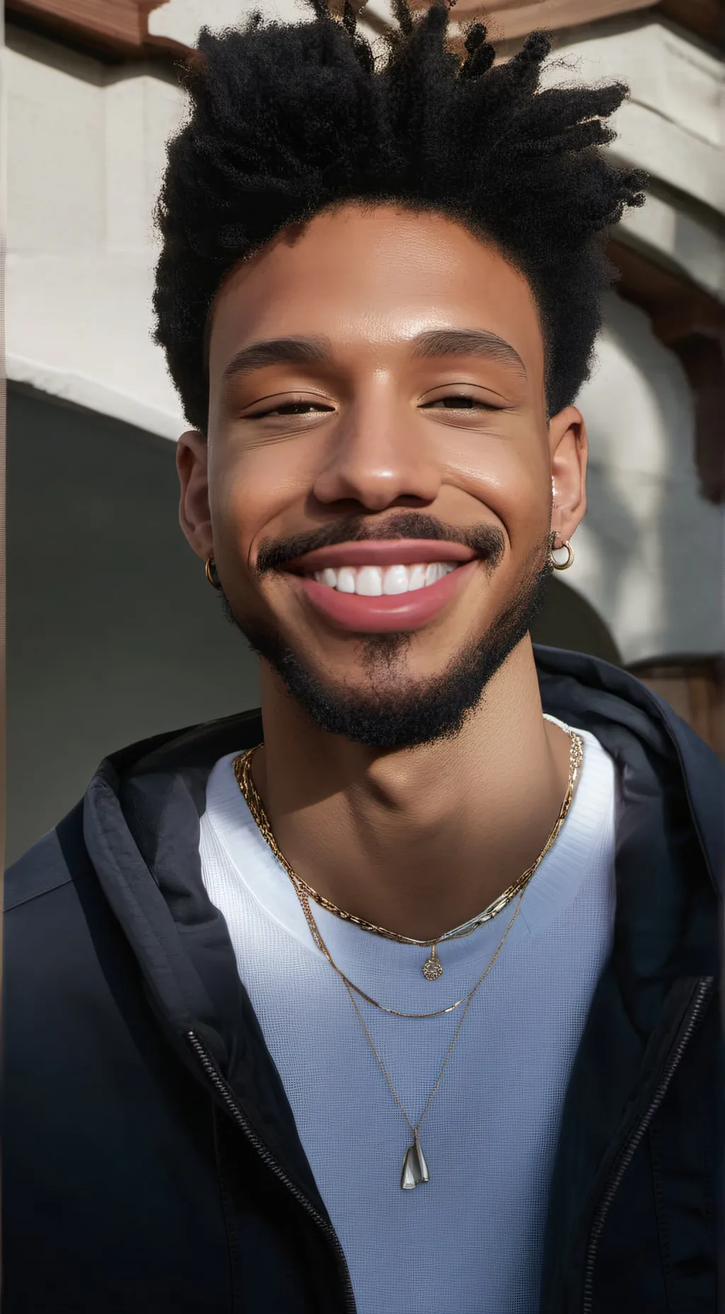 ai character: Daniel  background