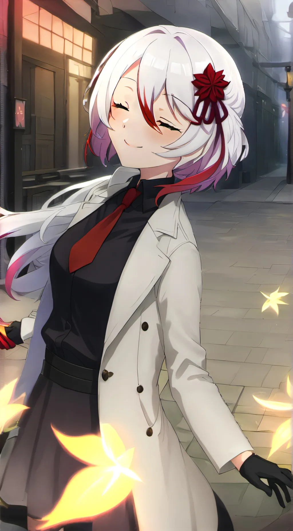 ai character: Rose background