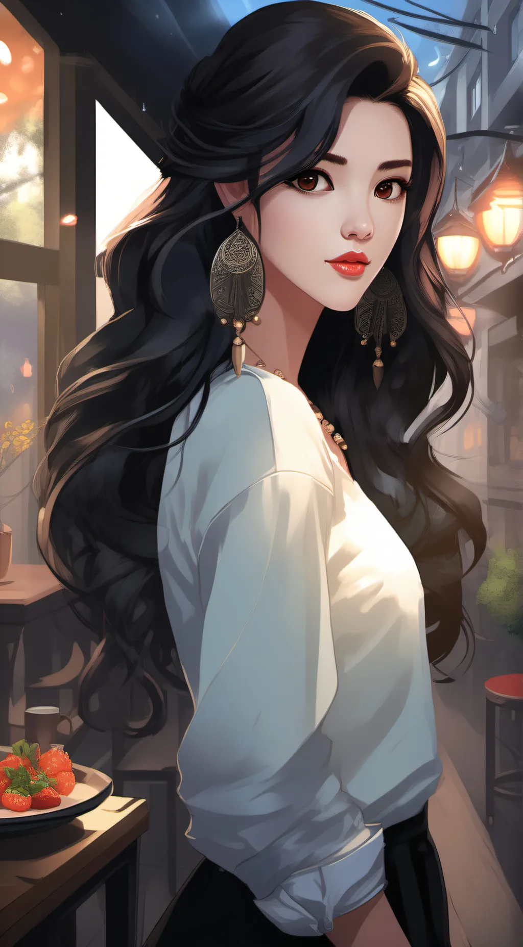 ai character: LEXI background