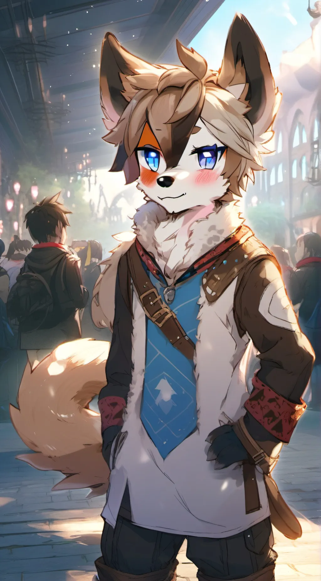 ai character:  oliver background