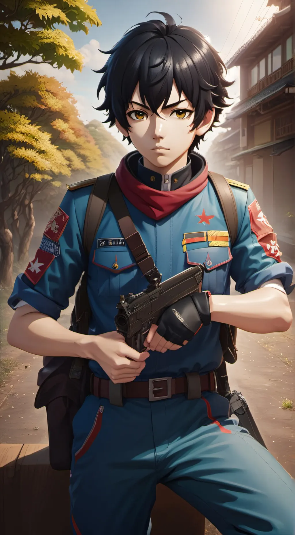 ai character: asashi background