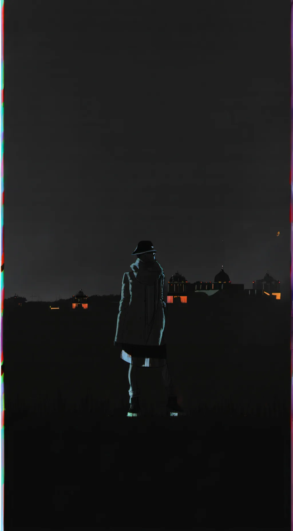 ai character: Large cameraman background