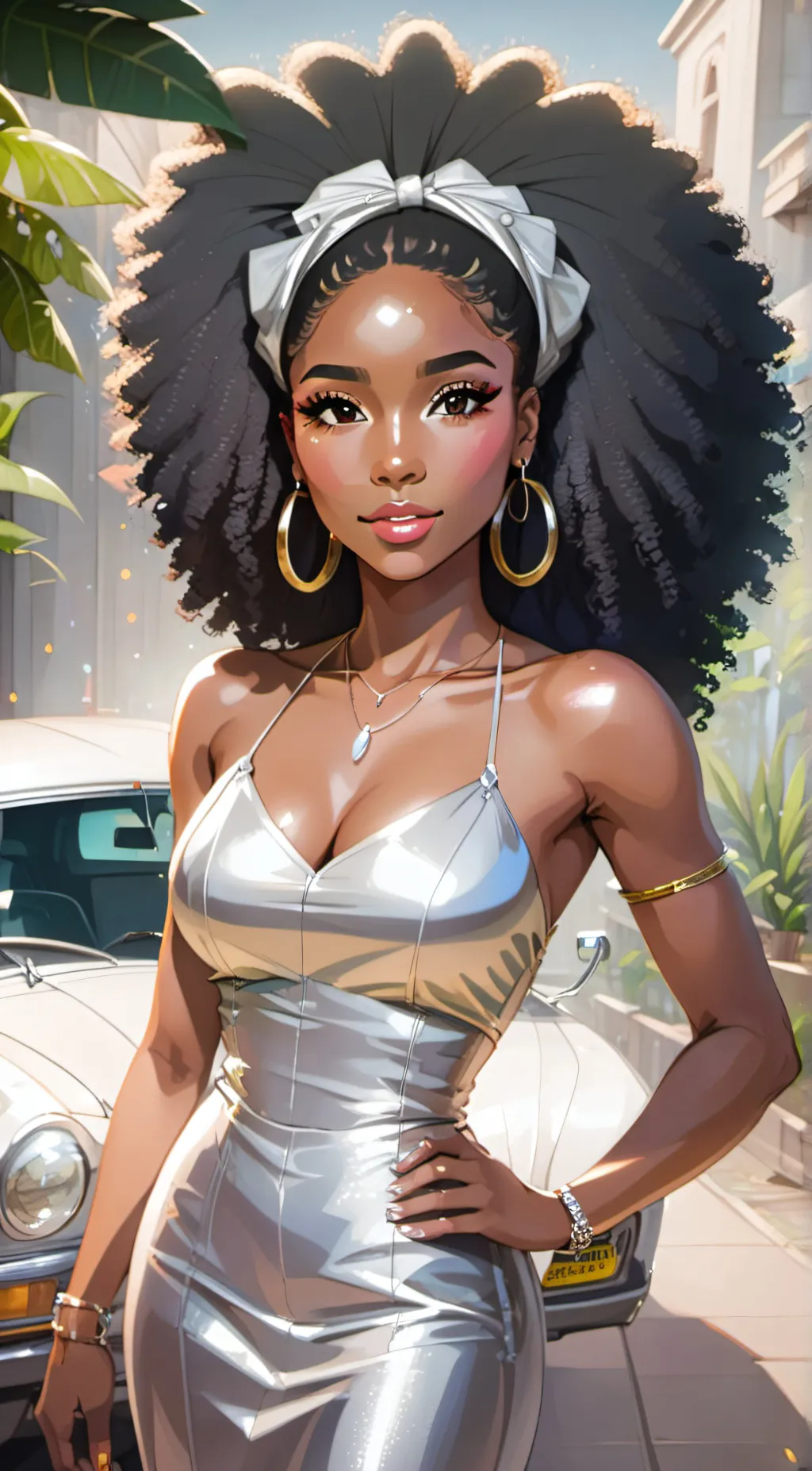 ai character: Tina background