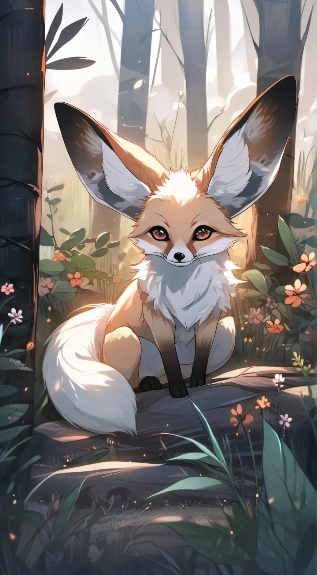 ai character: fennekin background