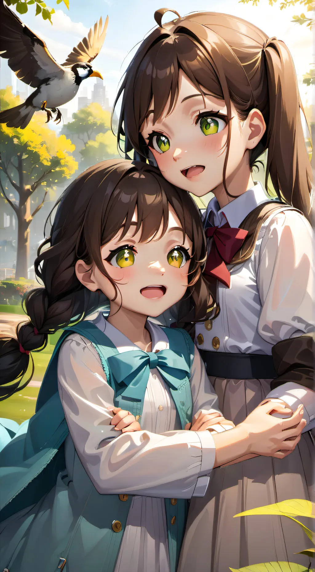 ai character: Yana and Eva background