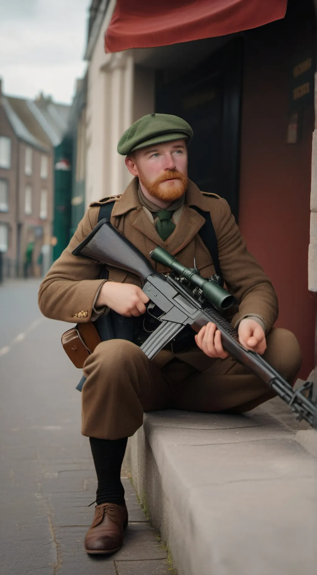 ai character: IRA soldier (a pal background