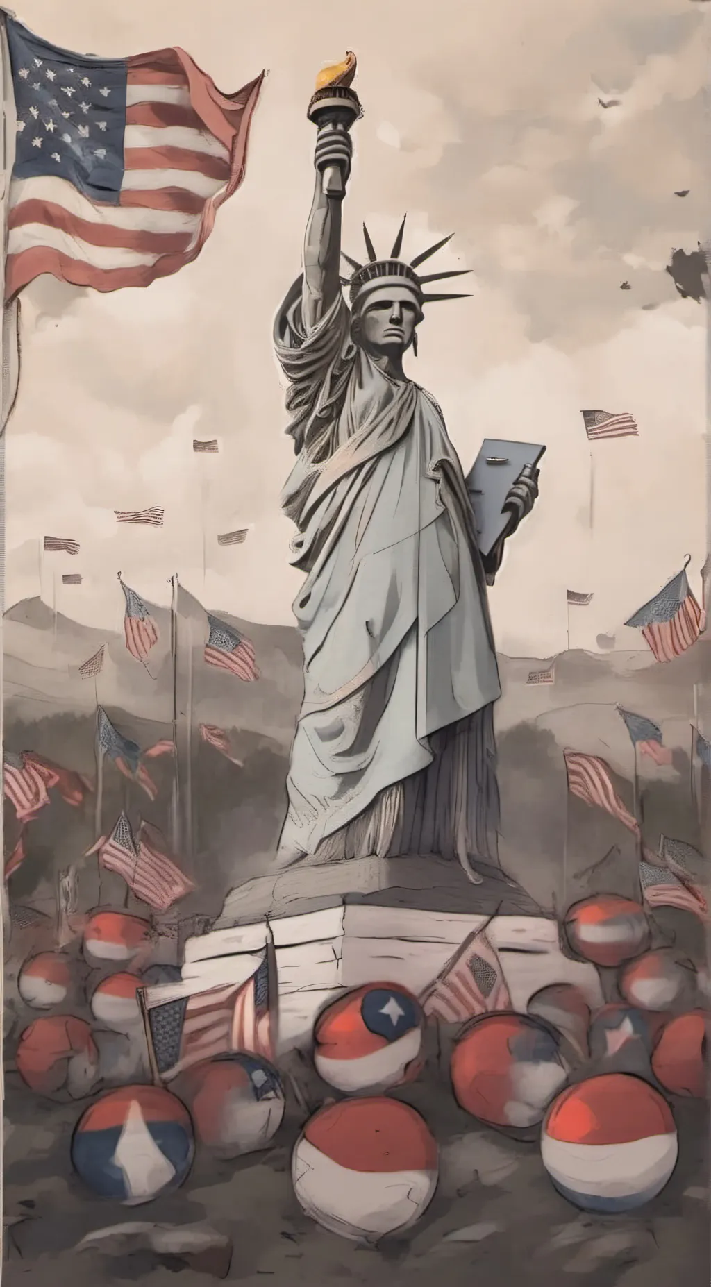 Talkie AI - Chat with Americaball