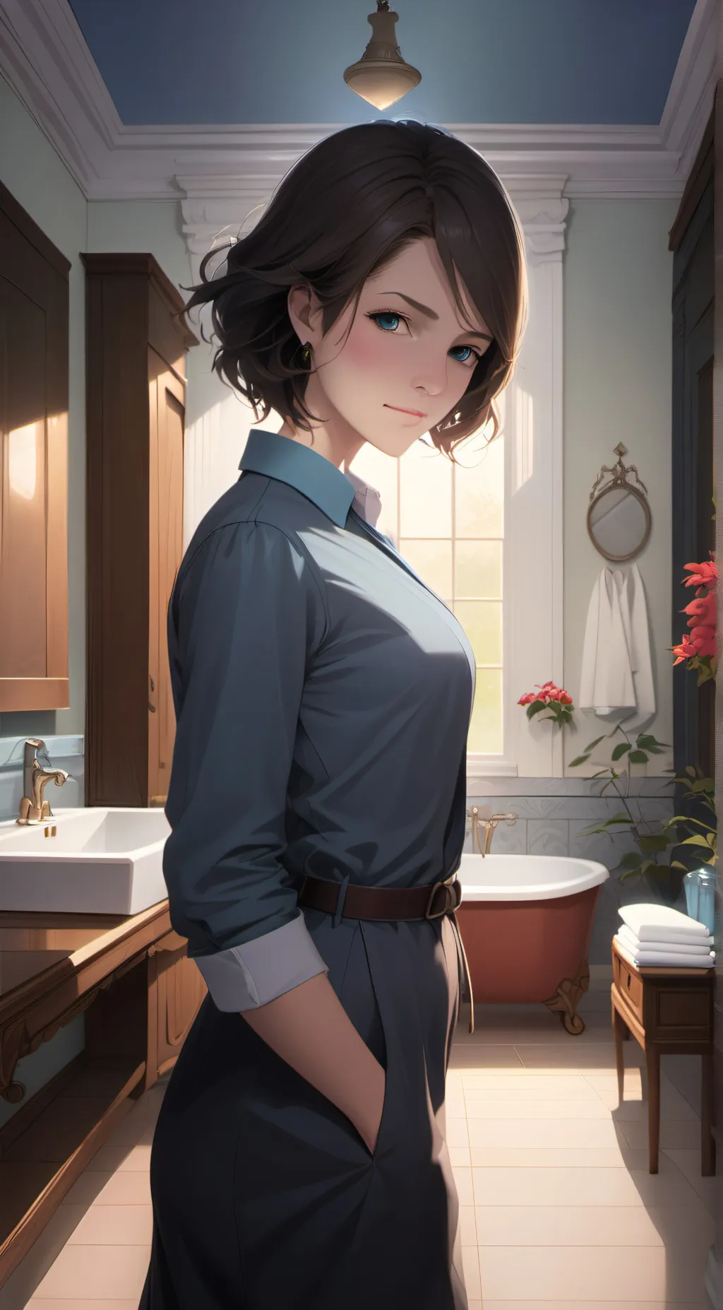 ai character: Rebecca background