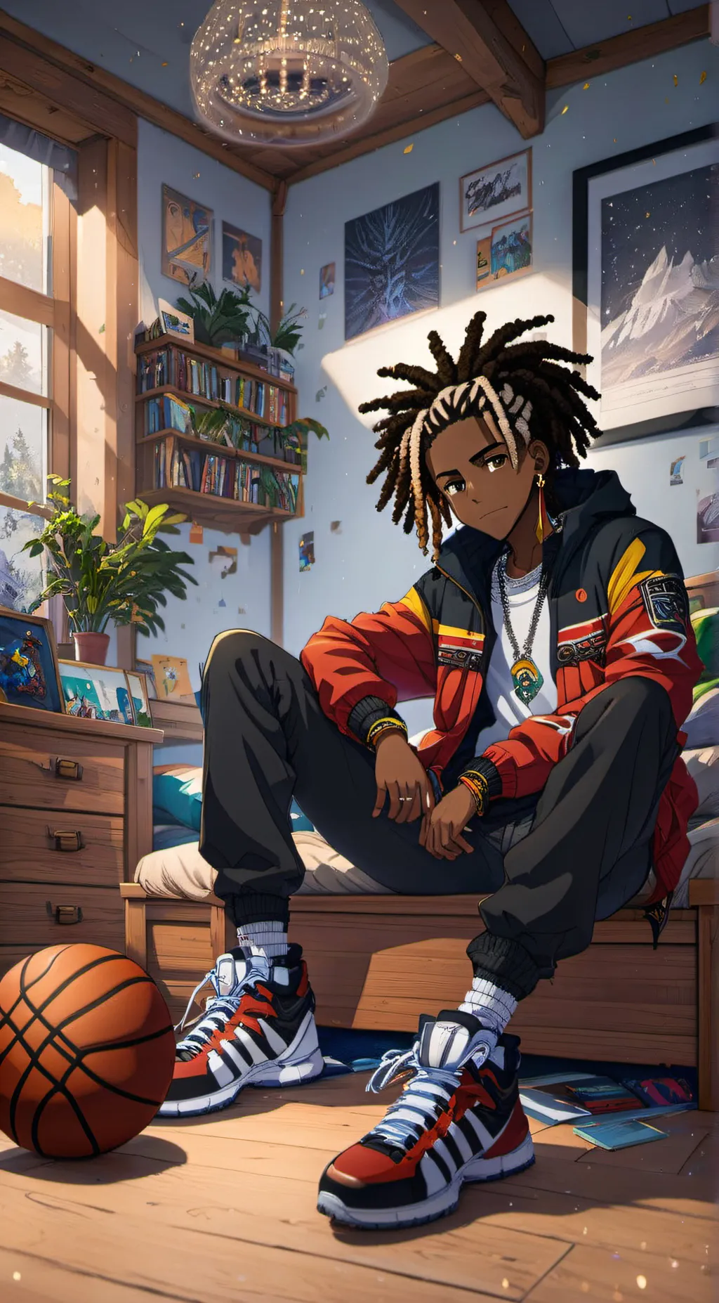 ai character: Micheal Hugee background