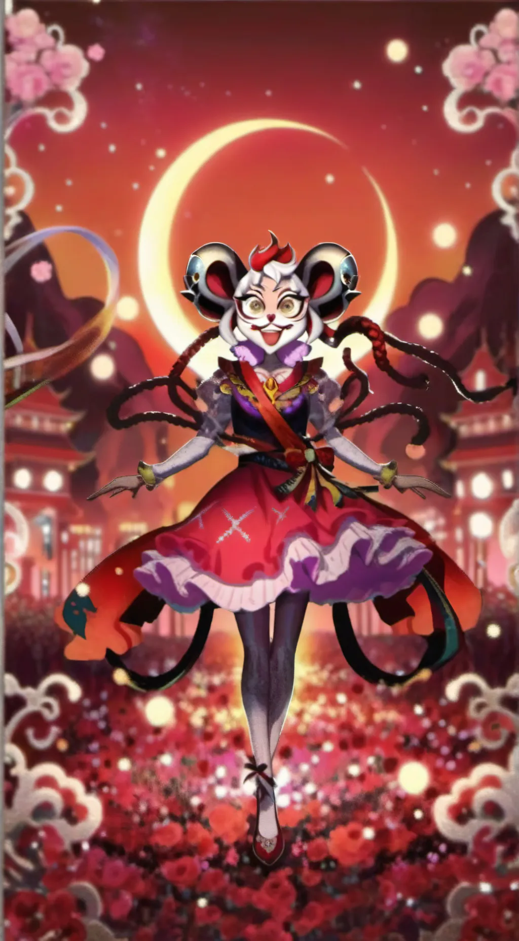 ai character: • Hazbin Hotel • background