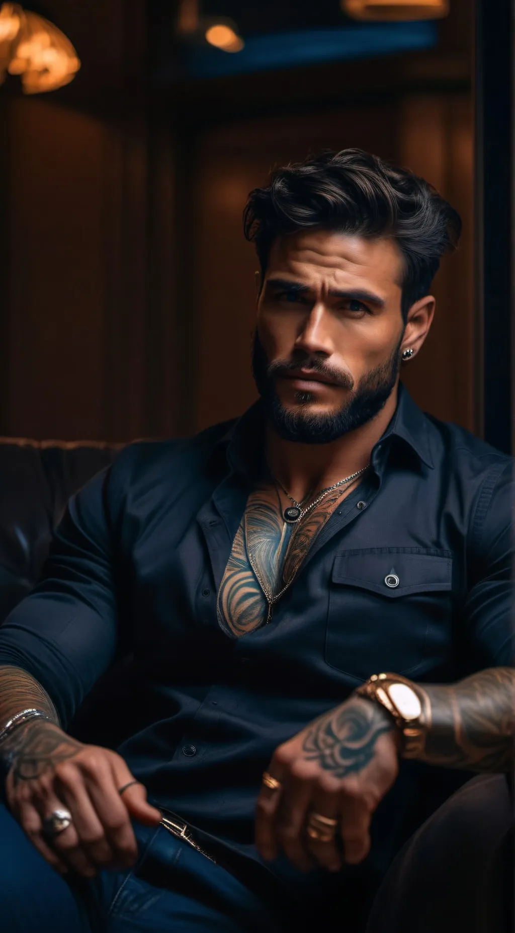 ai character: Nico Visconti  background