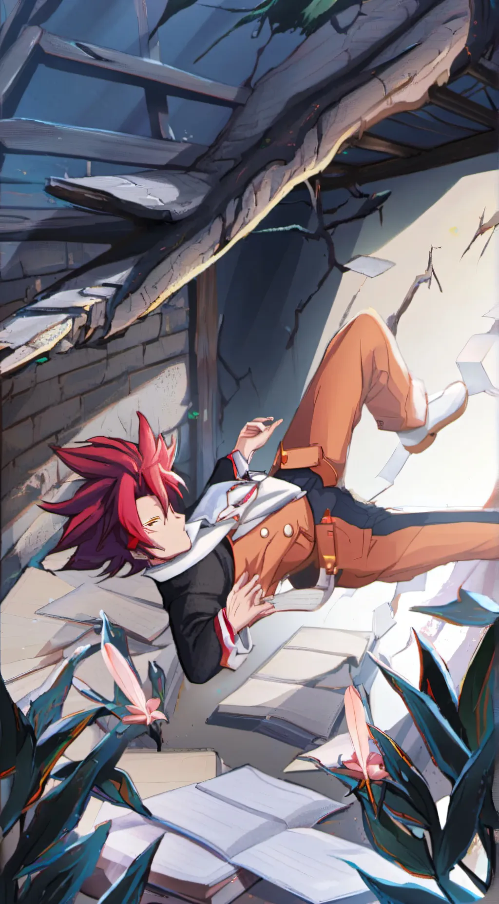 ai character: Goku  background